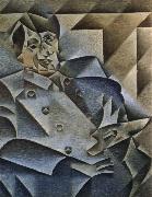 Juan Gris portait of pablo picasso oil